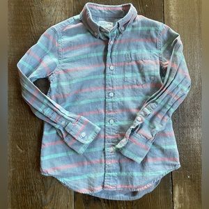 CrewCuts button Down 4-5T